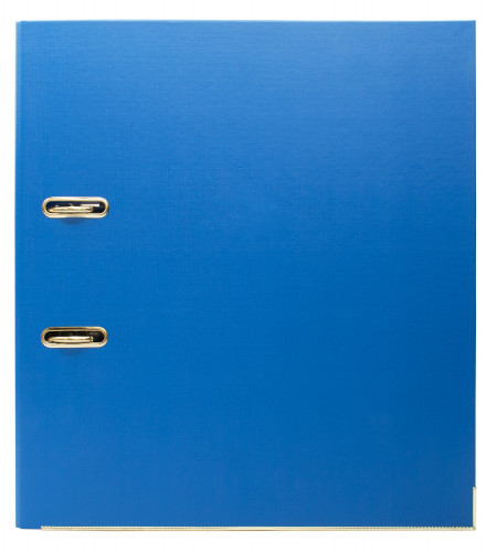 Папка-регистратор Silwerhof A4 50мм двусторон.ПВХ синий мет.окант. сборная смен.карм. на кор.