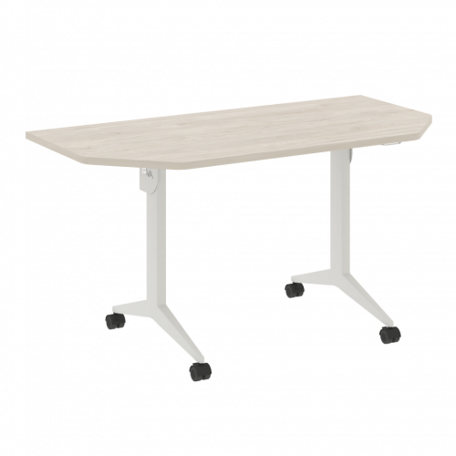 X-Pull Стол складной мобильный X.M-7.T1 Денвер светлый/Белый металл 1440*720*753