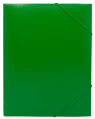 Папка на резинке Buro -PRB04GREEN A4 пластик кор.15мм 0.5мм зеленый