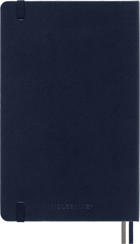 Блокнот Moleskine CLASSIC EXPENDED QP060EXPB20 Large 130х210мм 400стр. линейка твердая обложка синий сапфир