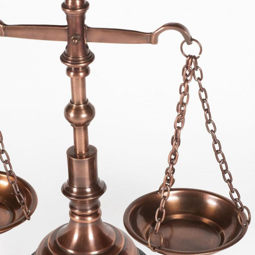 Весы Secret De Maison  (mod. 51082), латунь, 28.5х13х33.5см, античная медь