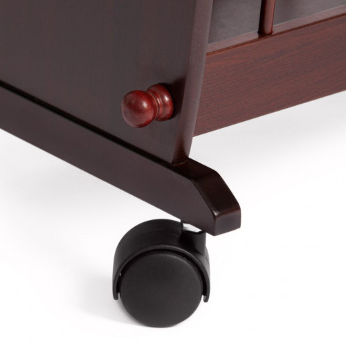 Журнальный столик с газетницей SR-0939-3, дерево, 61*33*56см, Орех (Walnut)