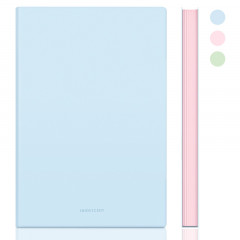 Блокнот Deli 22283LT-BLUE 210х143мм искусст. кожа 96л голубой