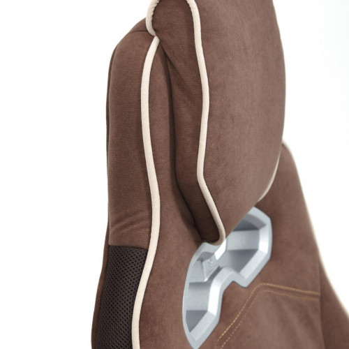 Кресло ARENA, флок , коричневый/бежевый, 6/7