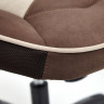 Кресло ARENA, флок , коричневый/бежевый, 6/7
