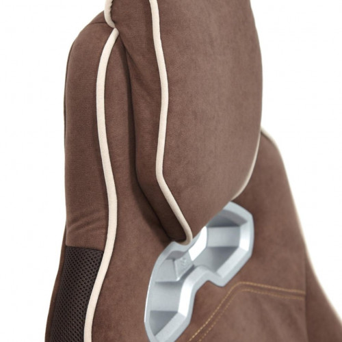 Кресло ARENA, флок , коричневый/бежевый, 6/7