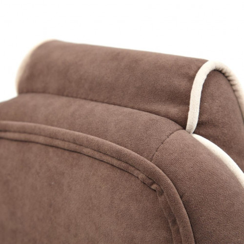 Кресло ARENA, флок , коричневый/бежевый, 6/7