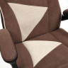 Кресло ARENA, флок , коричневый/бежевый, 6/7