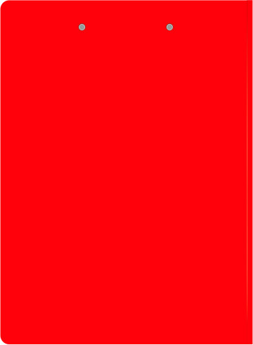 Папка клип-борд Бюрократ -PD602RED A4 пластик 1.2мм красный с крышкой