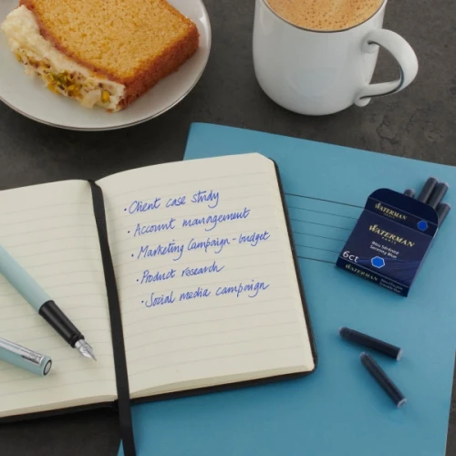 Ручка перьев. Waterman Graduate Allure Pastel Colors (2105222) Baby Blue Lacquer F сталь нержавеющая подар.кор.