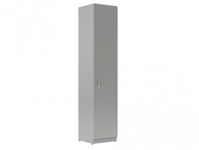 Шкаф колонка с глухой дверью SR-5U.1(R) Серый 386х375х1815 SIMPLE