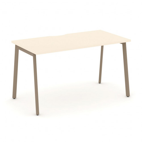 Estetica Стол письменный ES.SP-3-VP Сатин/Латте металл 1380*730*750