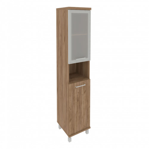 First Шкаф высокий узкий левый KSU-1.4 R (L) Дуб табак 401*432*2060