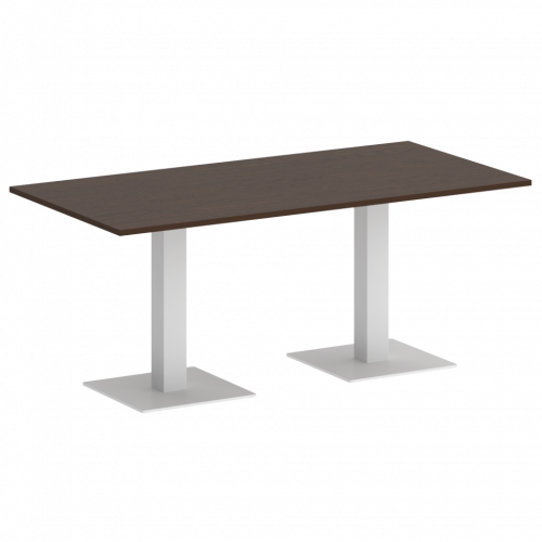 Home Office Стол прямоугольный VR.SP-5-180.2 Венге/Белый металл 1800*900*750
