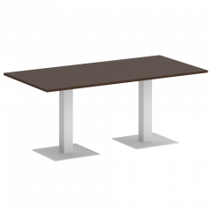 Home Office Стол прямоугольный VR.SP-5-180.2 Венге/Белый металл 1800*900*750