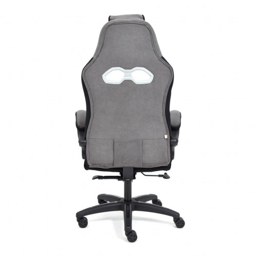 Кресло ARENA, флок , серый/черный, 29/35