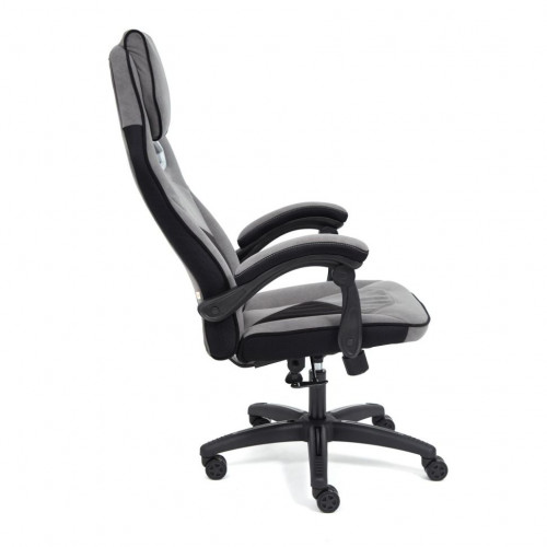 Кресло ARENA, флок , серый/черный, 29/35