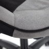 Кресло ARENA, флок , серый/черный, 29/35