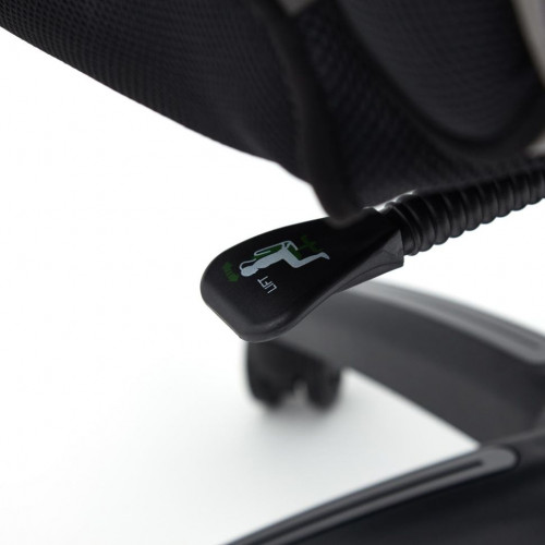 Кресло ARENA, флок , серый/черный, 29/35