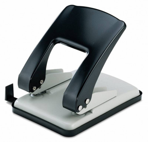 Дырокол Kw-Trio Stylish Heavy Duty 09760 макс.:40лист. металл ассорти отв.:2 с линейкой