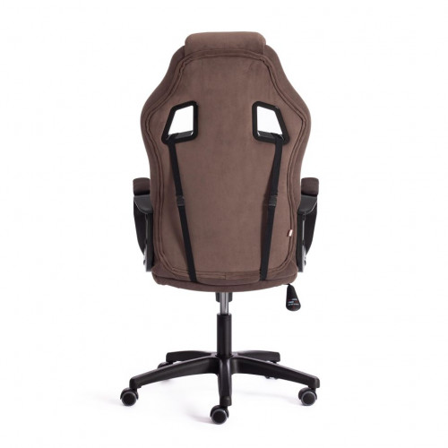 Кресло DRIVER (22), флок/ткань, коричневый, 6/TW-24