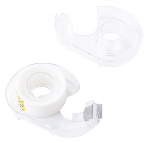 Клейкая лента канцелярская Deli EA30011 прозрачная шир.18мм дл.7.62м 50мкр невидимая блистер (упак.:1шт)