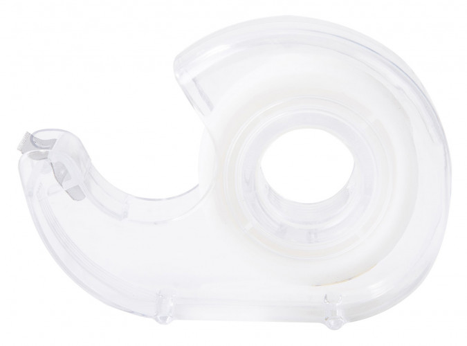 Клейкая лента канцелярская Deli EA30011 прозрачная шир.18мм дл.7.62м 50мкр невидимая блистер (упак.:1шт)