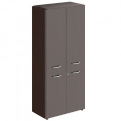 Шкаф с замками в средних и малых дверях и обвязкой DHC 85.3(Z) Венге Магия 892х450х1950 DIONI