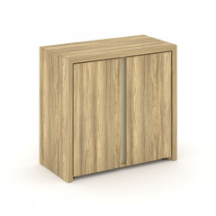 Corner Шкаф низкий широкий (2 низких фасада ЛДСП) COR.ST-3.1 Гикори песочный/Ваниль 900*450*845