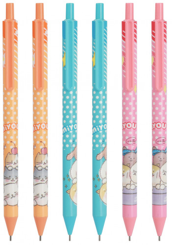 Карандаш мех. Deli EU707 0.7мм ассорти