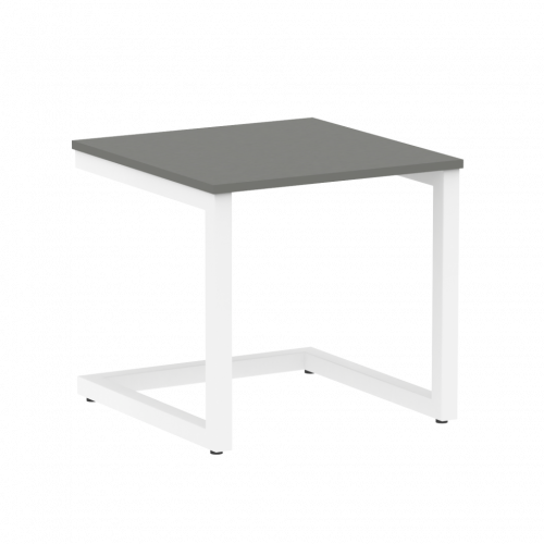 Home Office Стол журнальный VR.SP-2-58.G Металлик/Белый металл 580*600*550