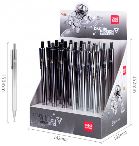 Карандаш мех. Deli S1214 0.7мм металл