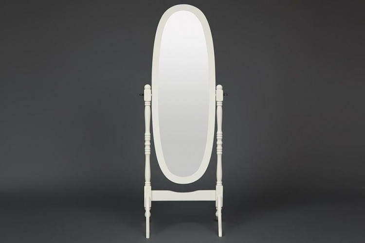 Зеркало 12600S дерево, 59*49,5*150см, white (белый)