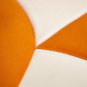 Кресло ARENA, флок/ткань, молочный/оранжевый, 4/18/07