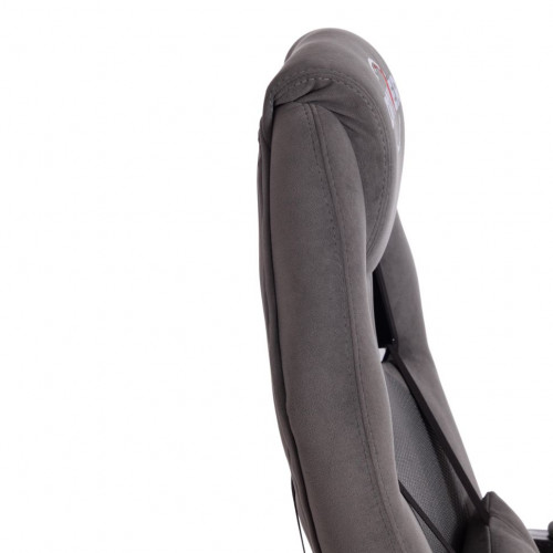 Кресло DRIVER (22), флок/ткань, серый/серый, 29/TW-12