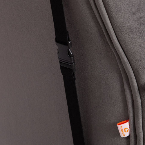 Кресло DRIVER (22), флок/ткань, серый/серый, 29/TW-12