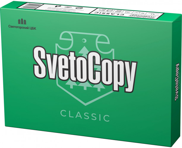 Бумага Svetocopy Classic C A4 марка C/80г/м2/500л./белый CIE146% матовое/матовое общего назначения(офисная)