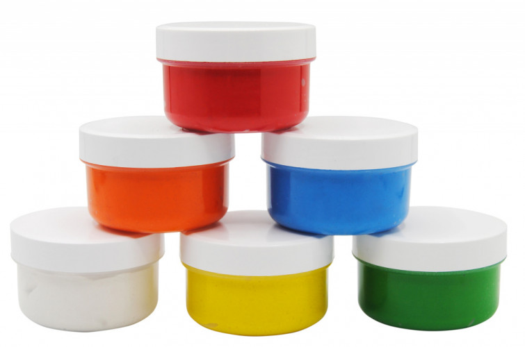 Краски Silwerhof Сенсорные 961138-06 Цветландия пальчиковые 6цв. 60мл.