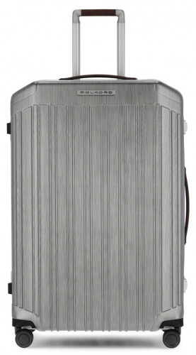 Чемодан Piquadro PQ LM (BV4428PQLM/NCU) 51x75x28см 89л. 5.59кг. поликарбонат/натур.кожа темно-серый