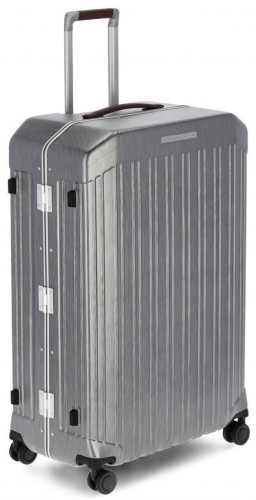Чемодан Piquadro PQ LM (BV4428PQLM/NCU) 51x75x28см 89л. 5.59кг. поликарбонат/натур.кожа темно-серый