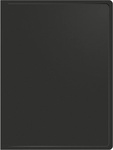 Папка метал.пруж.скоросш. Buro -ECB04PBLACK A4 пластик 0.5мм черный