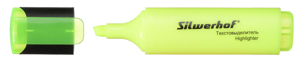 Набор текстовыделителей Silwerhof Blaze 108036-00 скошенный пиш. наконечник 1-5мм 4цв. пакет с европодвесом