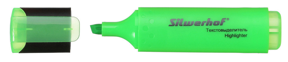 Набор текстовыделителей Silwerhof Blaze 108036-00 скошенный пиш. наконечник 1-5мм 4цв. пакет с европодвесом