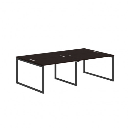 Стол 4-х местный XQWST 2414 Легно темный/Антрацит 2406х1406х750