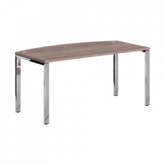 Стол руководителя XGET 169.1 Дуб Сонома/Нержавеющая сталь 1600х867х750 XTEN GLOSS