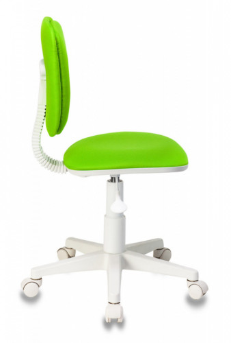 Кресло детское Бюрократ CH-W204NX салатовый 15-118 крестов. пластик пластик белый