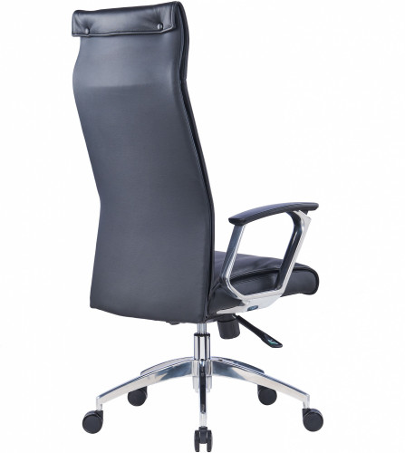 Кресло руководителя Cactus CS-LBK-BARSELONA кожа крестов. алюминий