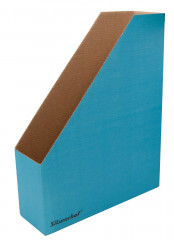 Лоток вертикальный Silwerhof ЛВ-75 микрогофрокартон корешок 75мм A4 325x250x75мм ассорти