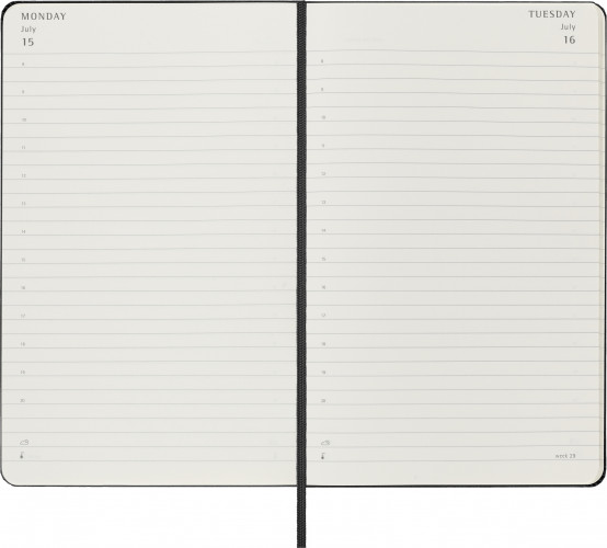 Ежедневник Moleskine CLASSIC Large 130х210мм 400стр. черный