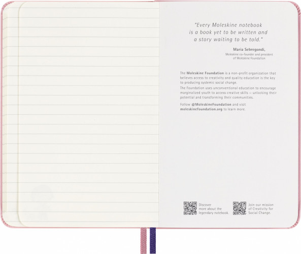 Блокнот Moleskine LIMITED EDITION SAKURA LESU07MM710NB Pocket 90x140мм обложка текстиль 160стр. линейка Momoko Sakura